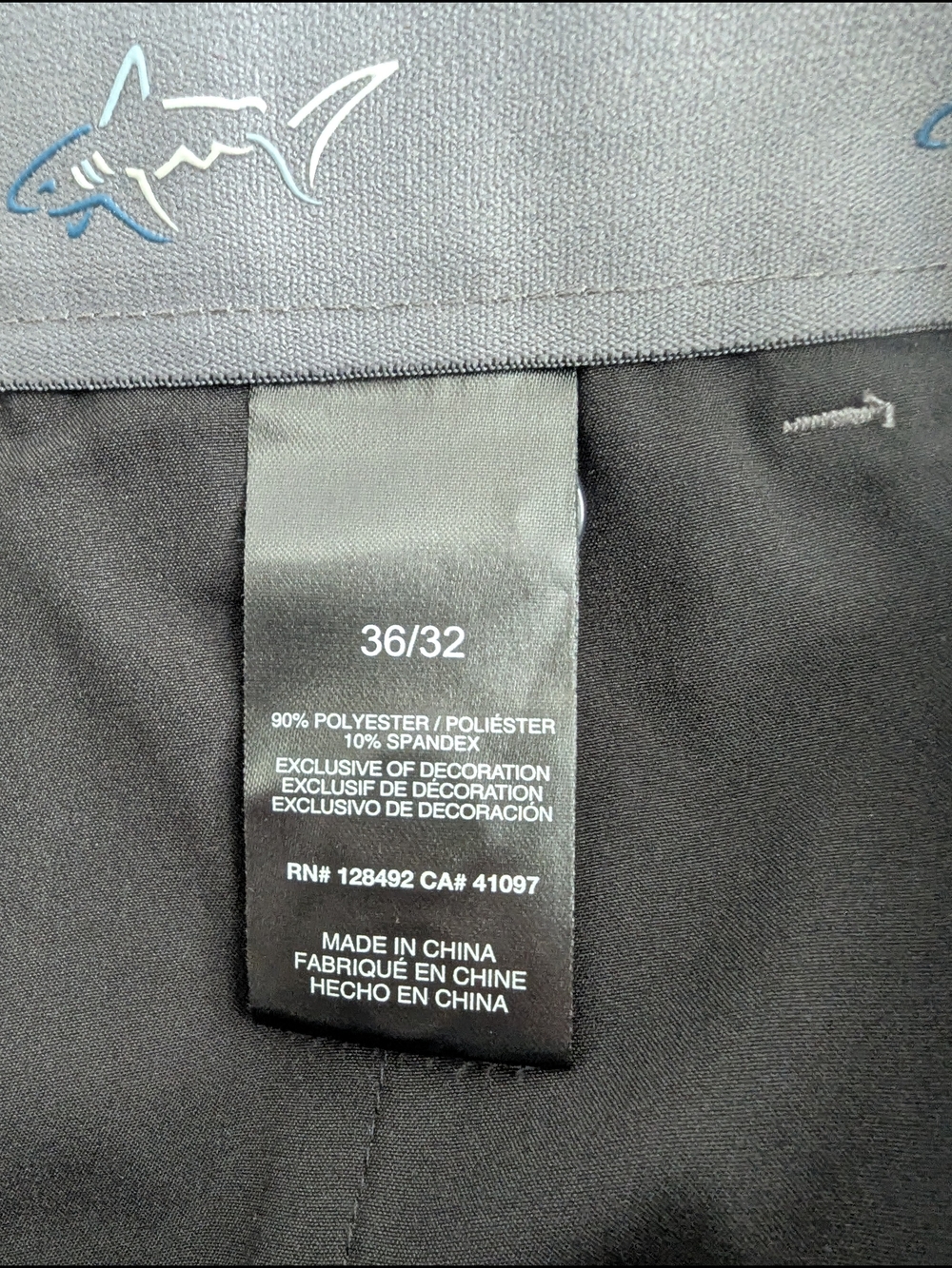 Greg Norman ML75 Microlux Golf Pants 36x32 Gray Performance Stretch Shark NWOT - Picture 6 of 8